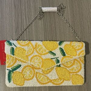 Beaded Lemon Clutch Bag Viral